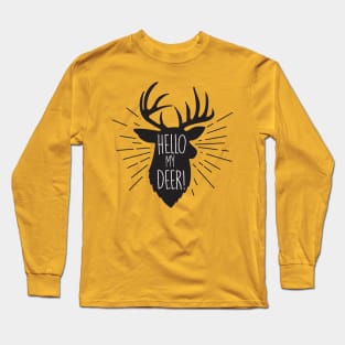 hello my deer Long Sleeve T-Shirt